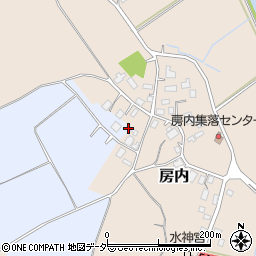 茨城県つくば市房内4448-2周辺の地図
