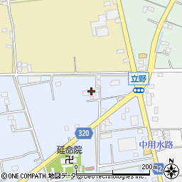 埼玉県春日部市立野535周辺の地図