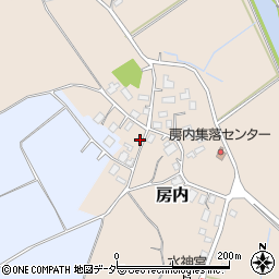 茨城県つくば市房内297周辺の地図