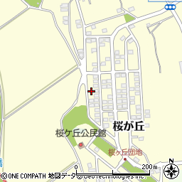 茨城県つくば市桜が丘13-16周辺の地図