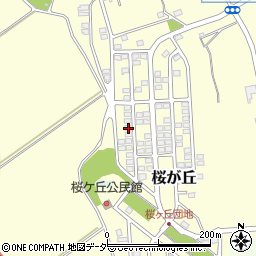 茨城県つくば市桜が丘13-4周辺の地図