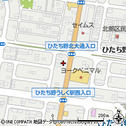 山野井商事株式会社　牛久営業所周辺の地図