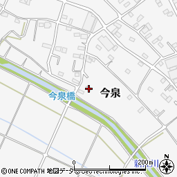 埼玉県東松山市今泉166周辺の地図