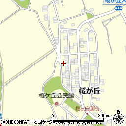 茨城県つくば市桜が丘13-17周辺の地図
