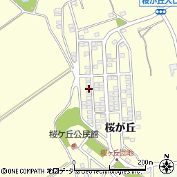 茨城県つくば市桜が丘13-3周辺の地図
