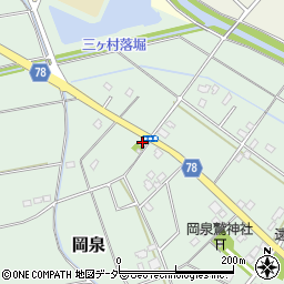 埼玉県白岡市岡泉1089-5周辺の地図