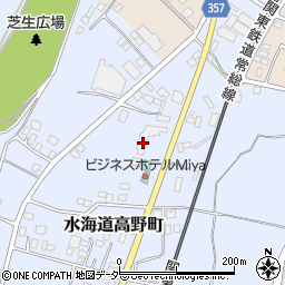 茨城県常総市水海道高野町2174周辺の地図