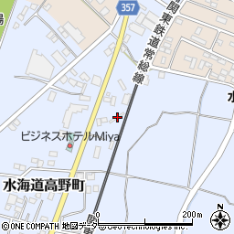 茨城県常総市水海道高野町2159-3周辺の地図