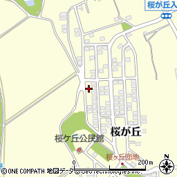 茨城県つくば市桜が丘13-18周辺の地図