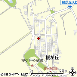 茨城県つくば市桜が丘13-2周辺の地図