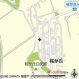 茨城県つくば市桜が丘13-19周辺の地図