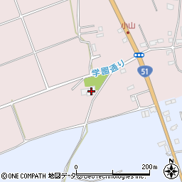 茨城県鹿嶋市小山565周辺の地図