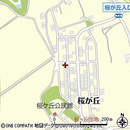 茨城県つくば市桜が丘13-1周辺の地図