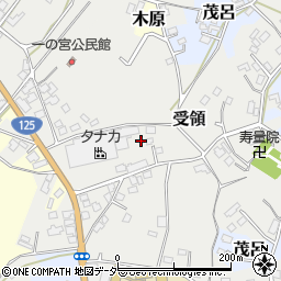 茨城県稲敷郡美浦村受領周辺の地図