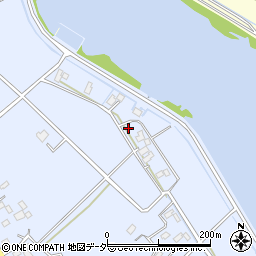 茨城県行方市矢幡48周辺の地図