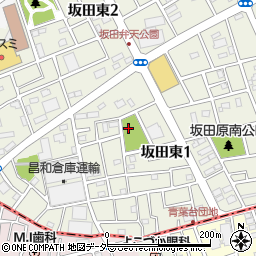 坂田原中央公園周辺の地図