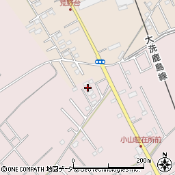 茨城県鹿嶋市小山1074-6周辺の地図