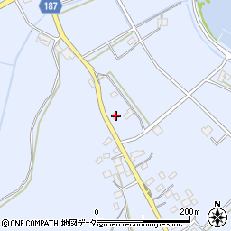 茨城県行方市矢幡543周辺の地図