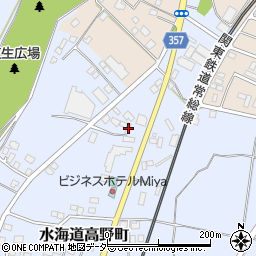 茨城県常総市水海道高野町2164周辺の地図
