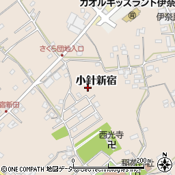 埼玉県北足立郡伊奈町小針新宿周辺の地図
