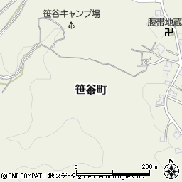 福井県福井市笹谷町周辺の地図