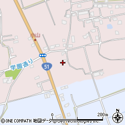 茨城県鹿嶋市小山464周辺の地図