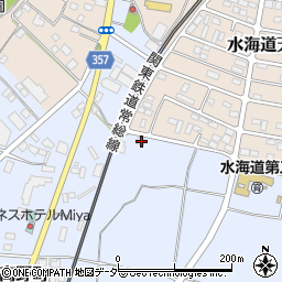 茨城県常総市水海道高野町2187周辺の地図