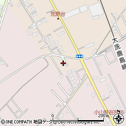 茨城県鹿嶋市荒野1601-62周辺の地図