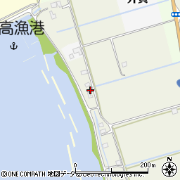 茨城県行方市島並83周辺の地図