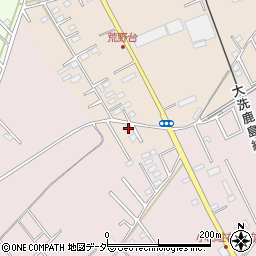 茨城県鹿嶋市荒野1601-60周辺の地図