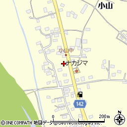 茨城県坂東市小山1197周辺の地図
