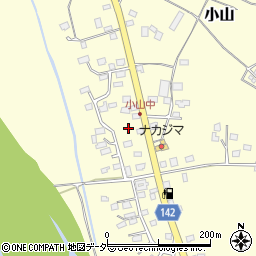 茨城県坂東市小山1196-1周辺の地図