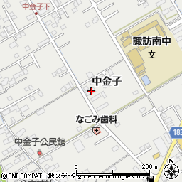 長野県諏訪市中洲3188周辺の地図