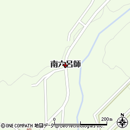 福井県大野市南六呂師周辺の地図