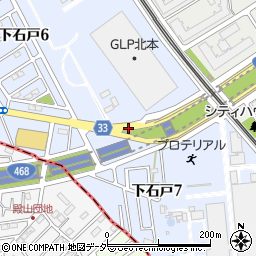 埼玉県北本市下石戸周辺の地図