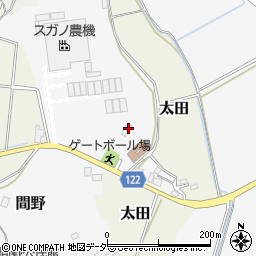美浦村立　安中地区多目的研修集会施設周辺の地図