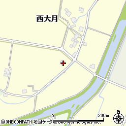 福井県大野市西大月6-20周辺の地図