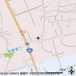 茨城県鹿嶋市小山467周辺の地図