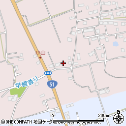 茨城県鹿嶋市小山452周辺の地図