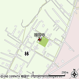 護国寺周辺の地図
