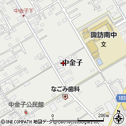 長野県諏訪市中洲3189周辺の地図