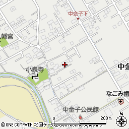 長野県諏訪市中洲中金子周辺の地図