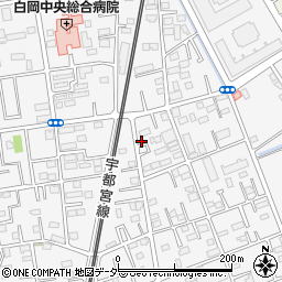 埼玉県白岡市小久喜888-7周辺の地図