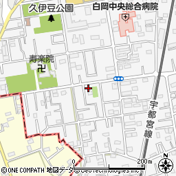 埼玉県白岡市小久喜91周辺の地図