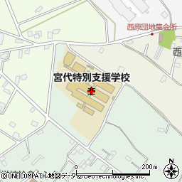 埼玉県立宮代特別支援学校周辺の地図
