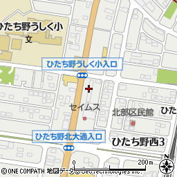 みやび個別指導学院ひたち野うしく校周辺の地図