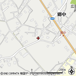 茨城県稲敷郡美浦村郷中周辺の地図