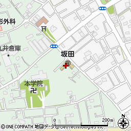 桶川市立　坂田保育所周辺の地図