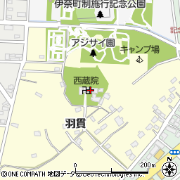 西蔵院周辺の地図