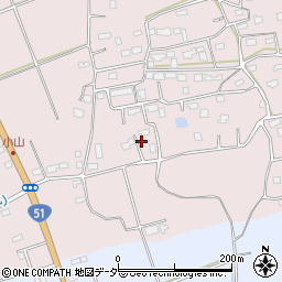 茨城県鹿嶋市小山14周辺の地図